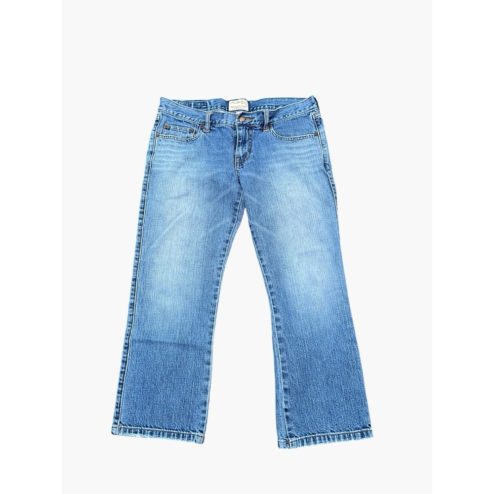 Abercrombie & Fitch Y2K Straight Leg Jeans 8 Crop